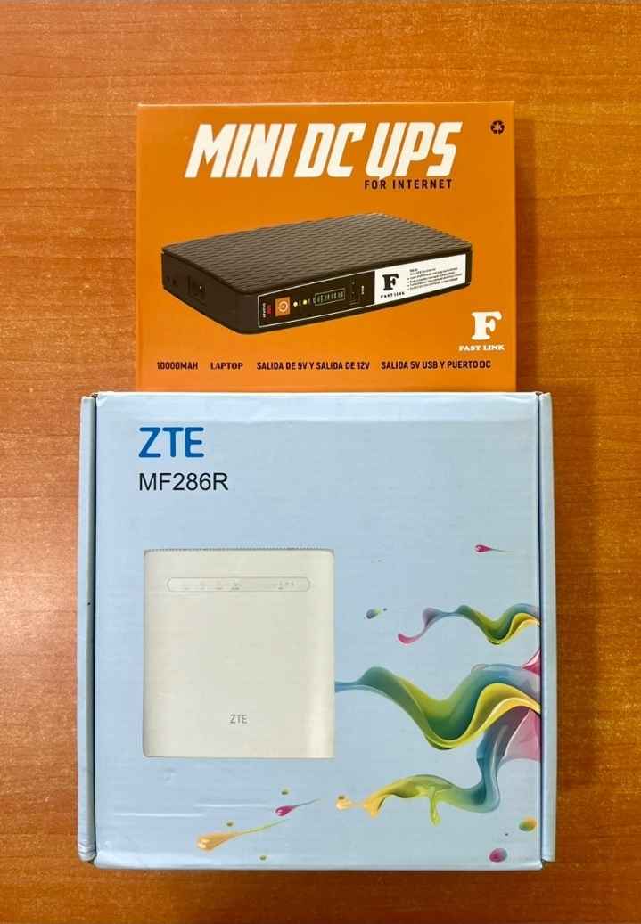 ZTE MF286R LTE CAT6 4G Universal Wireless Router + Powerbank