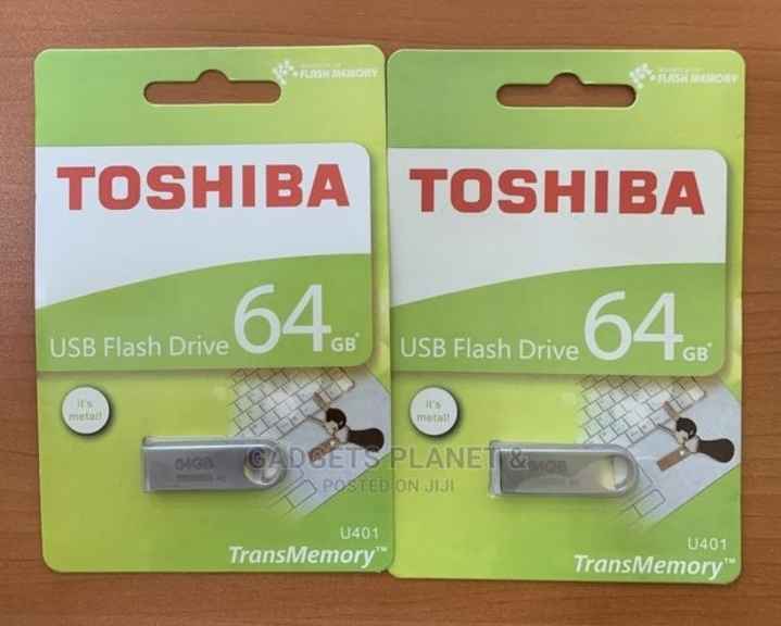 64GB Toshiba Metallic USB Flash Drive - U401