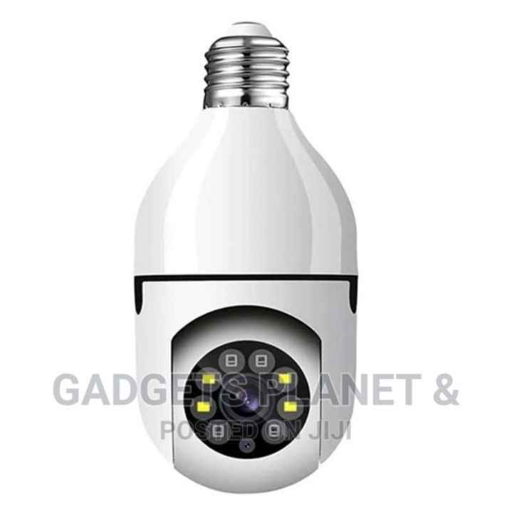 Wi-fi Panoramic CCTV Camera - Bulb Design