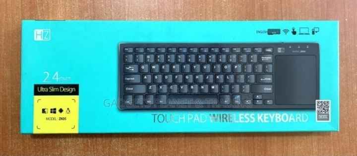 Heatz Ultra Slim Touch Pad 2.4ghz Wireless Keyboard - Zk05