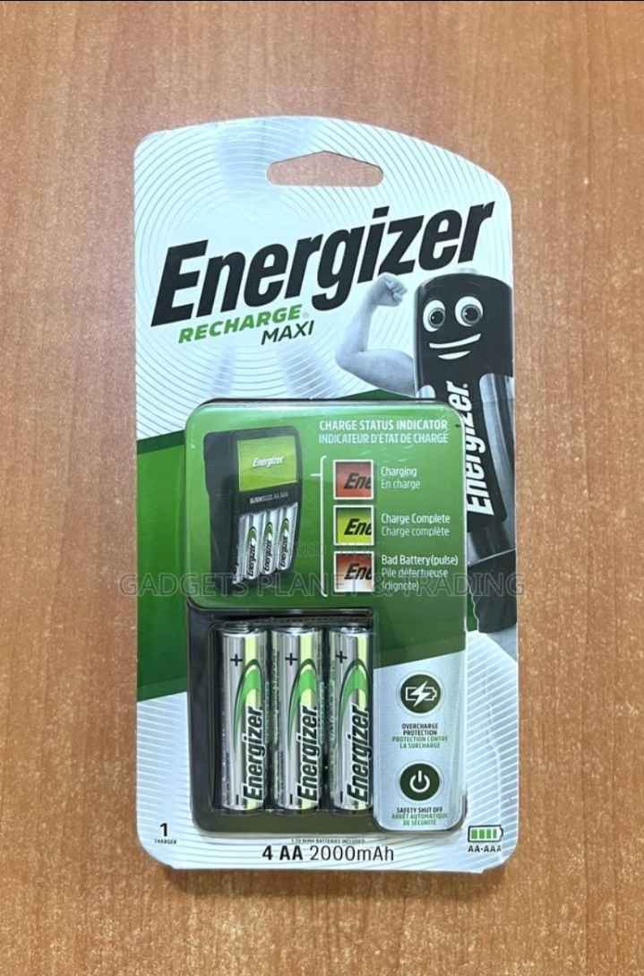 Energizer Maxi Recharge 4 Way Charger With 4pcs of Aa Batery