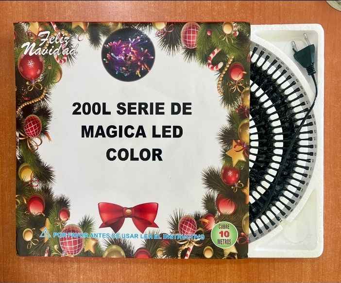 Christmas String Lights With 200 Led Lights X'mas Carol Rhythm -200l